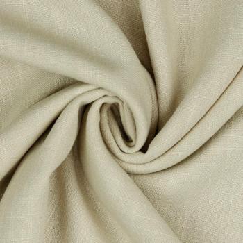 Viskose Leinen Beige